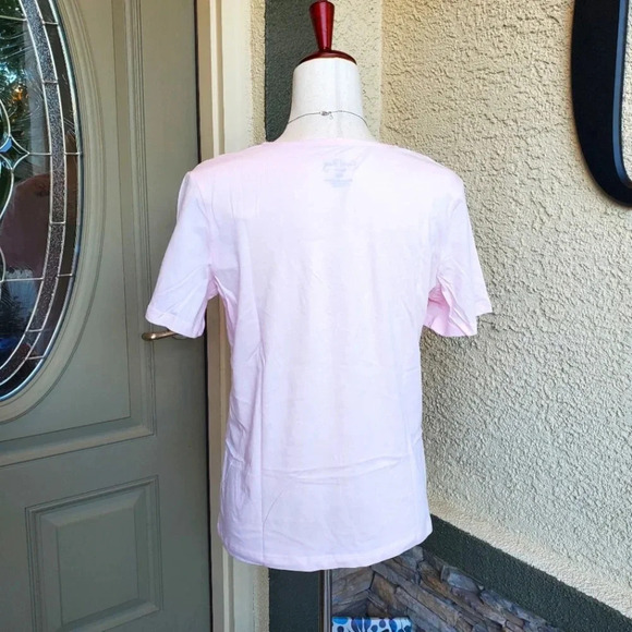 CORAL BAY | Petite Butterfly V-Neck Short Sleeve Top sz M - Picture 3 of 6